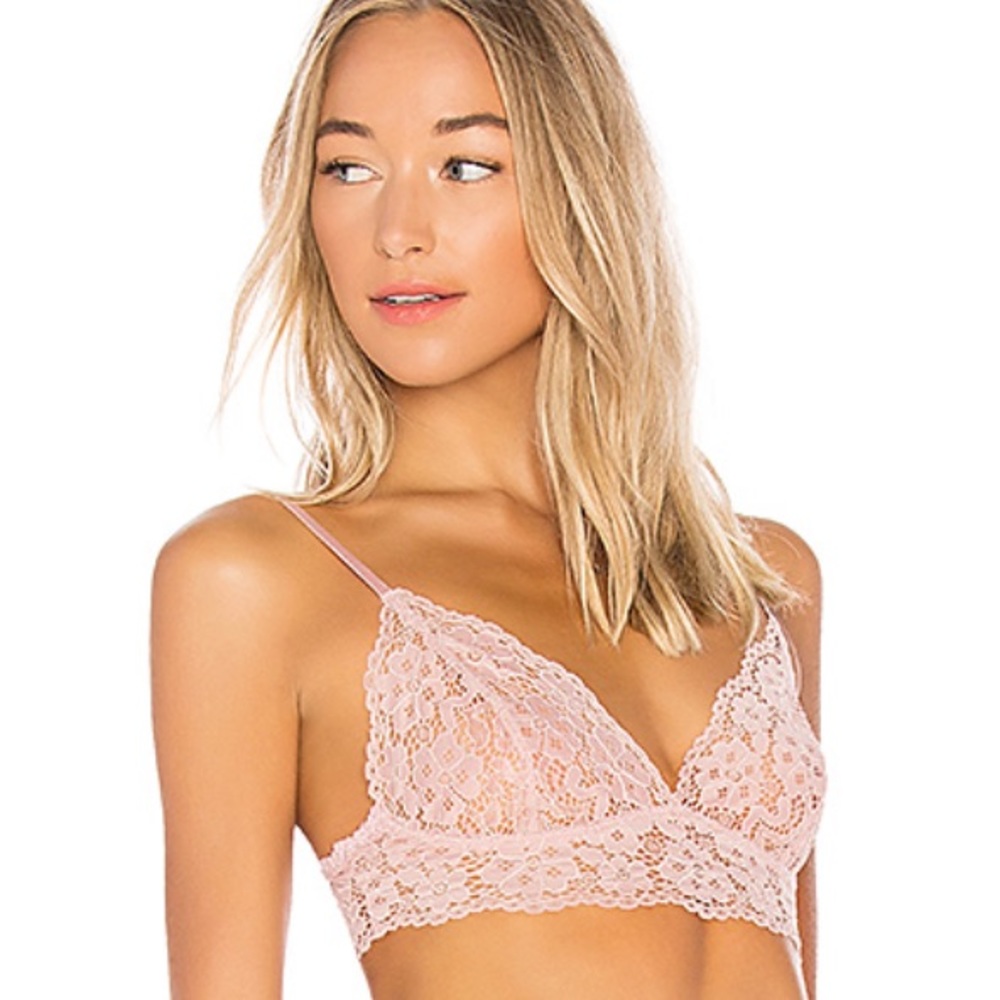 Hanky Panky Sophia Lace Bralette in Bisous